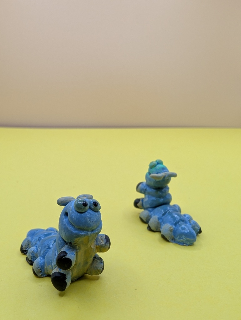 caterpillar collection blue