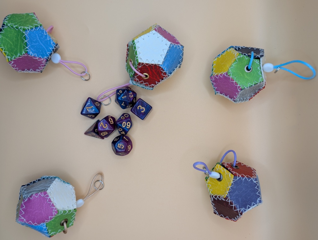 dice and rune bag collection pentagon
