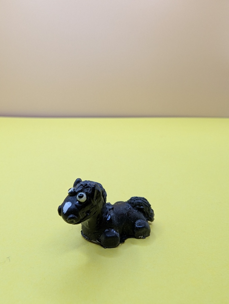 horse collection black
