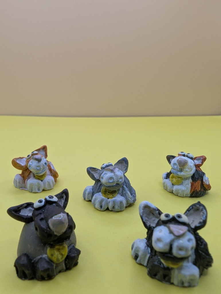 household pet collection cats