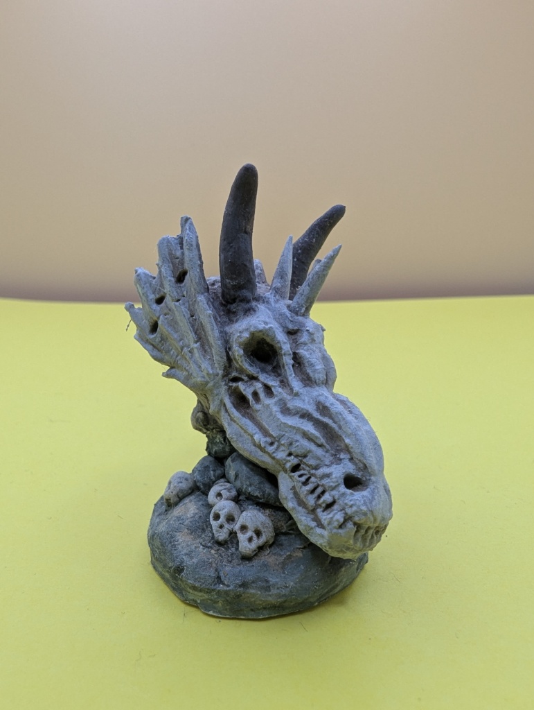 skull and bone collection dragon