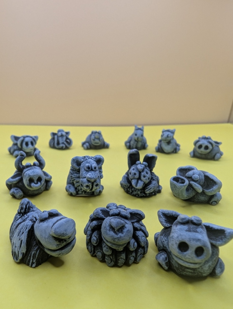 stone animal collection
