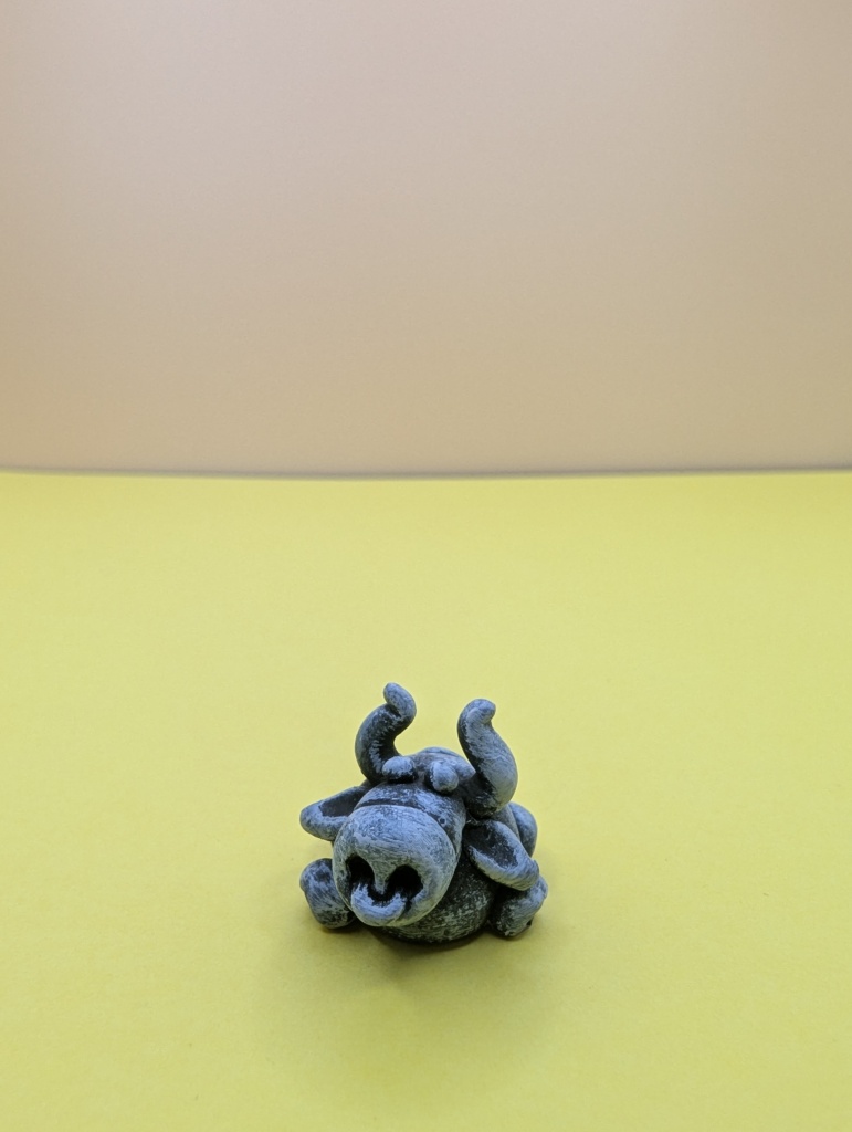 stone animal collection bull