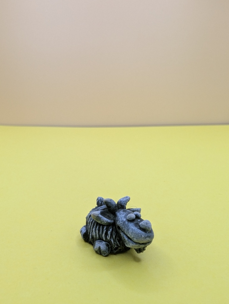 stone animal collection goat